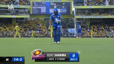 M49: CSK vs MI –  Rohit Sharma  Wicket