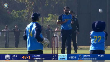 Vijay Hazare Trophy 2025 PQF1, Haryana vs Bengal: Mohd. Shami's excellent spell of 3/61