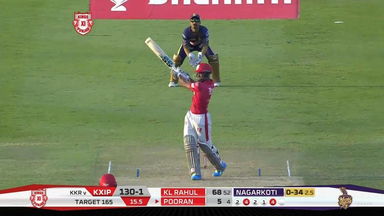 M24: KXIP vs KKR – Nicholas Pooran Six