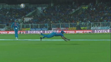 Airborne Rohit Sharma takes a blinder
