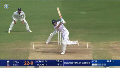 IND vs ENG 2024, 1ST Test: Zak Crawley Six