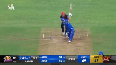 M69: MI vs SRH –  Cameron Green  Six