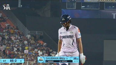 IPL 2025 M64: GT vs LSG - Shubman Gill Wicket