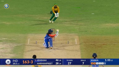 IND-W vs SA-W 2024, 1st T20I: Jemimah Rodrigues Six