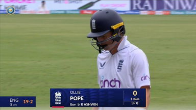 IND vs ENG 2024, 4TH Test: Ollie Pope Wicket