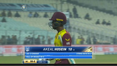 IND vs WI 2022, 1ST T20I: Akeal Hosein Wicket