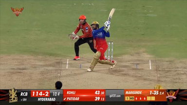M41: SRH vs RCB – Rajat Patidar Six