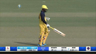 Dinesh Karthik's 17-ball 46-run blitz