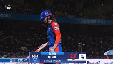 Wicket: Match 4, Delhi Capitals vs Royal Challengers Bengaluru, WPL 2025: Sarah Bryce Wicket
