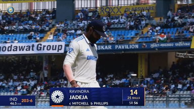 IND vs NZ 2024, 3rd Test: Ravindra Jadeja Wicket