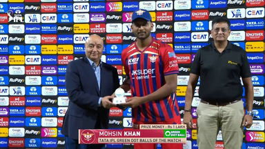 IPL 2026 M05: LSG vs DC - TATA IPL Green Dot Balls of the Match - Mohsin Khan