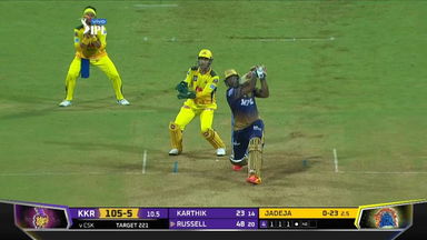 M15: KKR vs CSK – Andre Russell Six