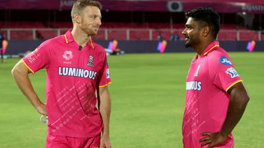 On the mic with Skipper Samson & Centurion Jos Buttler