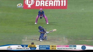 M20: MI vs RR – Suryakumar Yadav Six