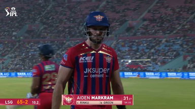 IPL 2026 M38: LSG vs KKR - Aiden Markram Wicket