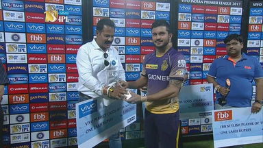 M11: KKR vs KXIP  – VIVO perfect catch of the match – Manish Pandey