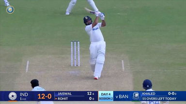 IND vs BAN 2024, 2ND Test: Rohit Sharma Six