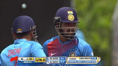 1ST T20I: IND vs WI – Lokesh Rahul Six