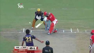 M44: KKR vs KXIP – Manan Vohra Six