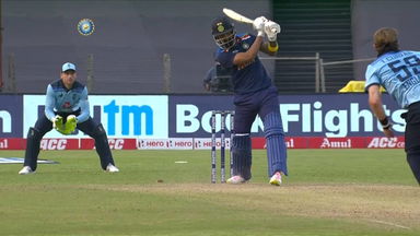 IND vs ENG 2021, 1st ODI : KL Rahul Six
