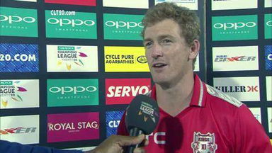 CLT20 2014 M22: KXIP vs CSK  –   Interview – George Bailey