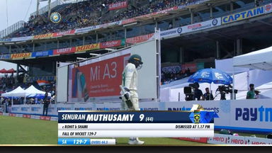 IND vs SA 2019, 2nd Test, Day 4: Senuran Muthusamy Wicket