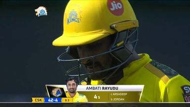 M53: CSK vs PBKS – Ambati Rayudu Wicket
