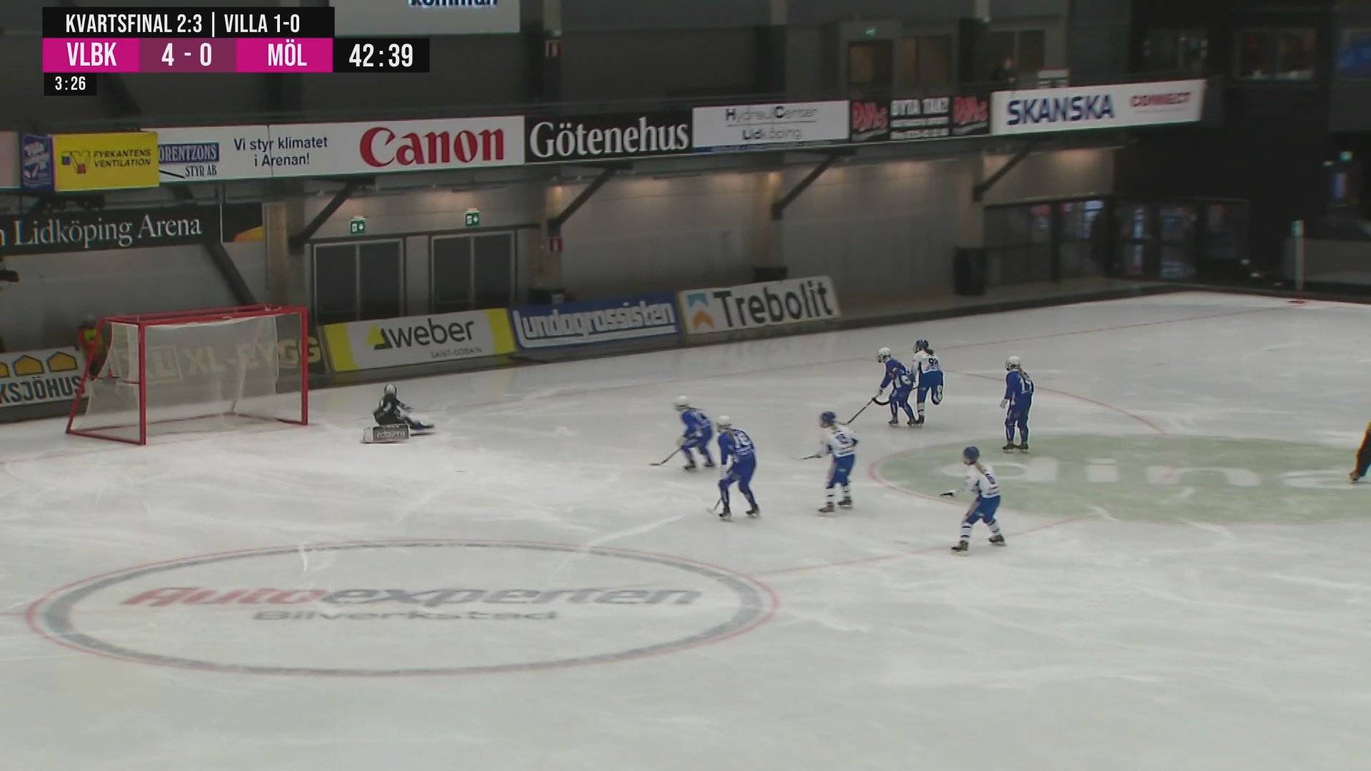 Highlights: Villa Lidköping BK - Mölndal Bandy (kvartsfinal 2 av 3)