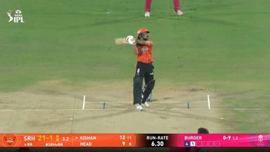 IPL 2026 M21: SRH vs RR - Ishan Kishan Six