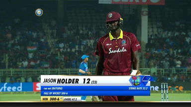 IND vs WI 2018, 2nd ODI: Jason Holder Wicket