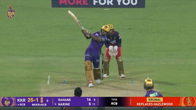 IPL 2025 M01: KKR vs RCB - Sunil Narine Six
