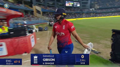 IND-W vs ENG-W 2023, 3RD T20I: Danielle Gibson Wicket