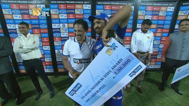 M48: SRH vs MI – YES Bank Maximum Sixes – Rohit Sharma