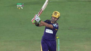 M1: KKR vs CSK –  Gautam Gambhir Wicket