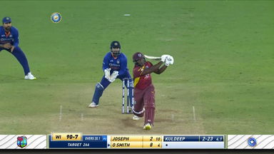 IND vs WI 2022, 3RD ODI: Odean Smith Six