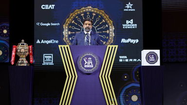 IPL Chairman Mr. Arun Singh Dhumal signals the start of TATA IPL Auction 2026