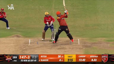 M69: SRH vs PBKS – Heinrich Klaasen Six