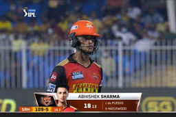 M44: SRH vs CSK – Abhishek Sharma Wicket