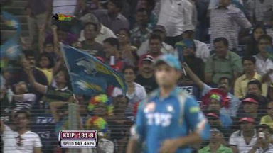 Match 8 PWI vs KXIP – Faulkner's Wicket