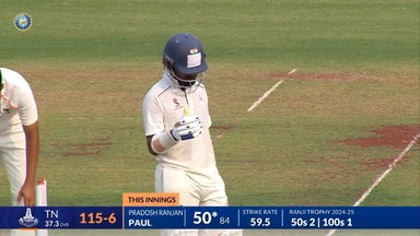 Ranji Trophy 2025 QF2, Vidarbha vs Tamil Nadu: Pradosh Ranjan Paul's composed knock of 53(95)