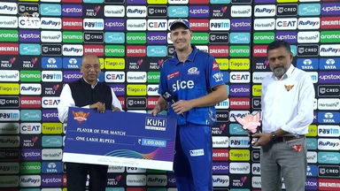 M25: SRH vs MI – Man of the Match – Cameron Green