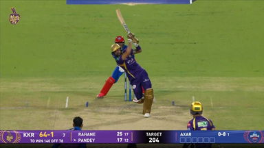 IPL 2026 M70: KKR vs DC - Manish Pandey Six