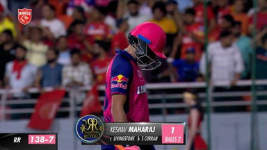 M27: PBKS vs RR – Keshav Maharaj Wicket