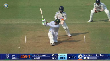 IND vs SA 2025, 2nd Test: Senuran Muthusamy Six