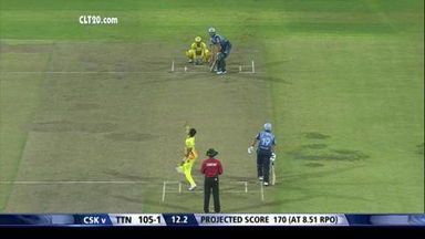 CLT20 2013 M3: CSK vs TTN  –  AB de Villiers 77