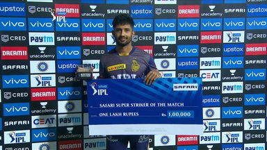 M18: RR vs KKR  – Safari Super Striker of the Match – Rahul Tripathi