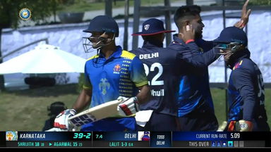 SMAT 2023, Delhi vs Karnataka: Fall of Wickets