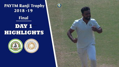 Ranji Trophy 2018-19 Final: Vidarbha v Saurashtra - Day 1 Highlights