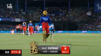 M30: RCB vs SRH – Rajat Patidar Wicket