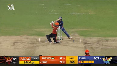M57: SRH vs LSG  – Travis Head Six